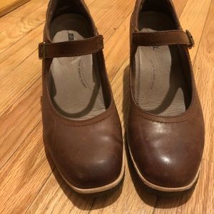 Almond Nubuck Earth Boden Mary Jane Wedges shoes